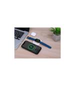 TURIN - @memorii Foldable Wireless Charger and Multicable Set - Navy Blue - Image 11
