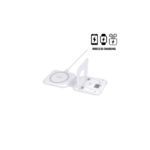 TURIN - @memorii Foldable Wireless Charger and Multicable Set - White