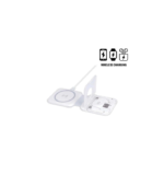 TURIN - @memorii Foldable Wireless Charger and Multicable Set - White