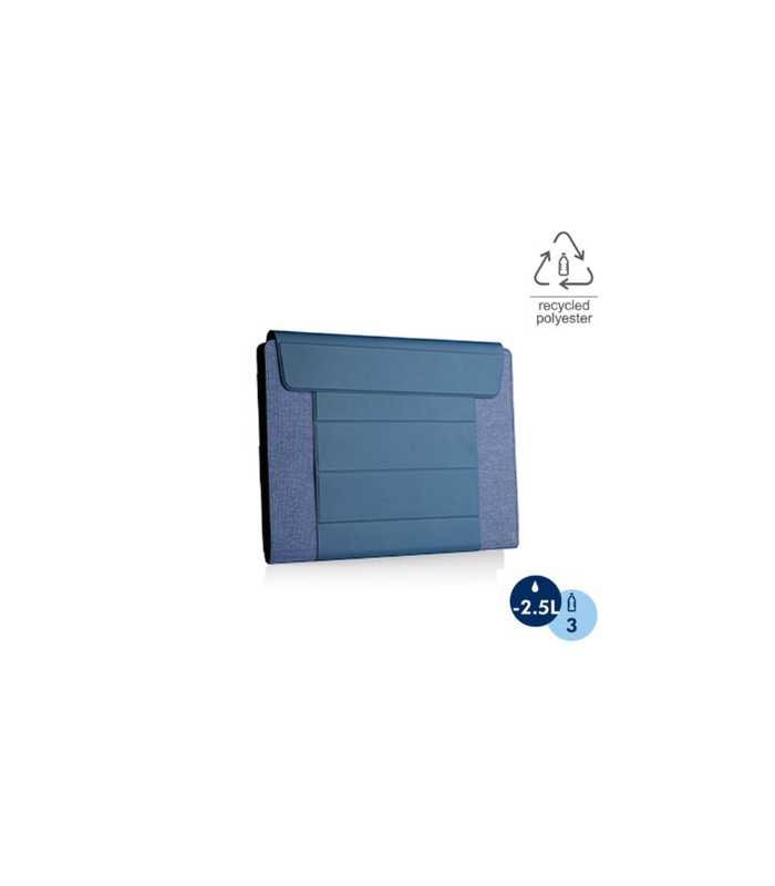 FULDA - CHANGE Collection RPET Laptop Case & Workstation - Navy Blue