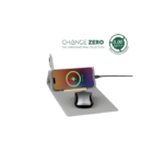 BLACE - CHANGE ZERO Recycled PU 15W Wireless Mousepad & Desk Organizer - Grey