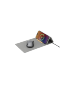 BLACE - CHANGE ZERO Recycled PU 15W Wireless Mousepad & Desk Organizer - Grey - Image 3