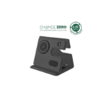 PLANA - CHANGE ZERO Recycled 3-in-1 Wireless Charger Station - Black