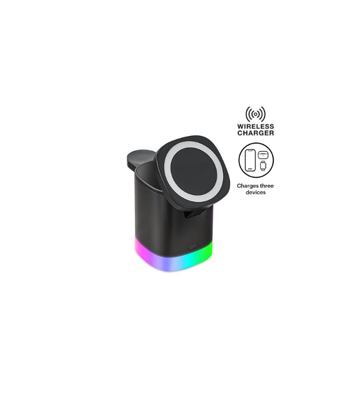 SIRAN - Giftology Mag 3-In-1 Compact Wireless Charger