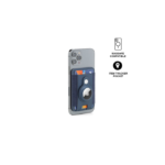 MARZ - Santhome® Magnetic Phone Cardholder with Santhome Tag Pocket - Navy Blue