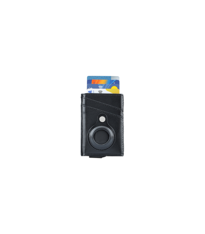 TROMSI - Santhome® PU Card Holder with Santhome Tag pocket - Black