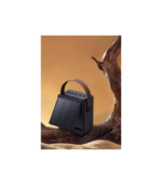 SOLA - @memorii RCS Recycled Solar Speaker & Lamp - Black - Image 12