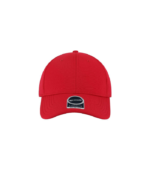 TITAN - Santhome Recycled 6 Panel Adjustable Cap - Red - Image 2