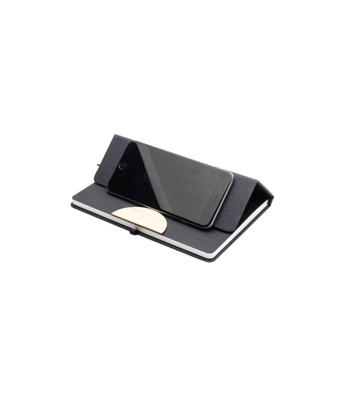 STADE - A5 Hard Cover Notebook with Folding Phone Stand