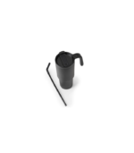 FORZA 360 - Hans Larsen Recycled Stainless Steel/PP Tumbler with 360 Branding - Black - Image 9