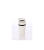 SAVONA - Hans Larsen Premium Ceramic Tumbler With Recycled Protective Sleeve - White - Image 4