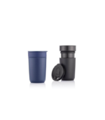 SAVONA - Hans Larsen Premium Ceramic Tumbler With Recycled Protective Sleeve - Black - Image 4