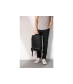SANOK - CHANGE Collection Slim RPET 15.6" Laptop Backpack - Black - Image 9