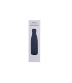 GRODNO - Soft Touch Insulated Water Bottle - Navy Blue - Image 3