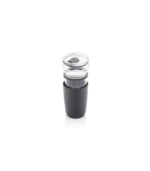 CERRA - Hans Larsen Premium Glass Tumbler with Recycled Protective Sleeve - Black - Image 3
