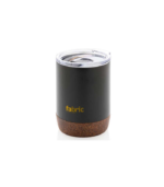 GOUDA - Hans Larsen Vacuum Mug With Cork Base - Black - Image 4