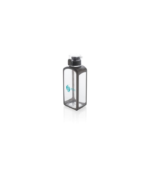SQUARED - Lockable Leak Proof Tritan Water Bottle-Transparent - Image 5