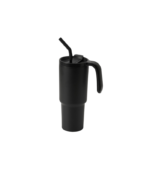 FORZA 360 - Hans Larsen Recycled Stainless Steel/PP Tumbler with 360 Branding - Black - Image 6