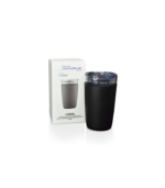 CERRA - Hans Larsen Premium Glass Tumbler with Recycled Protective Sleeve - Black - Image 2
