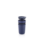 SAVONA - Hans Larsen Premium Ceramic Tumbler With Recycled Protective Sleeve - Blue - Image 5