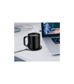 CRIVITS - Smart Mug Warmer with Wireless Charger - Black - Image 5
