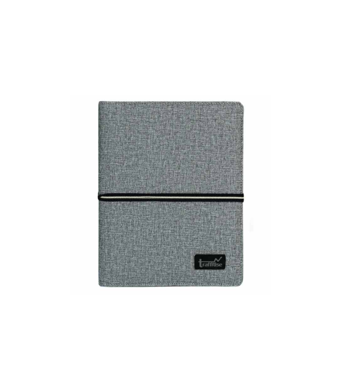 AIGIO - Giftology A5 Notebook Organiser With 10000mAh Powerbank - Grey