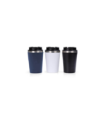 MOSS - Giftology Steel/PP Double Wall Tumbler - 350ml - Navy Blue - Image 5