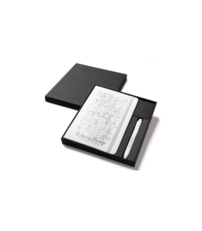 Moleskine Classic Large Notebook & Go Pen Set (White)