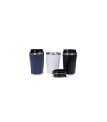 MOSS - Giftology Steel/PP Double Wall Tumbler - 350ml - Navy Blue - Image 4