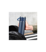 SAFFLE - Giftology Family Set of Vacuum Flask & Two Cups - Navy Blue - Image 7