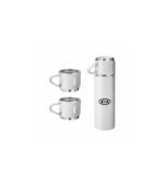 SAFFLE - Giftology Family Set of Vacuum Flask & Two Cups - White - Image 2
