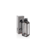 SQUARED - Lockable Leak Proof Tritan Water Bottle-Transparent - Image 2