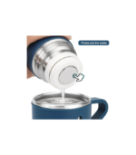 SAFFLE - Giftology Family Set of Vacuum Flask & Two Cups - Navy Blue - Image 6