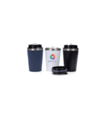 MOSS - Giftology Steel/PP Double Wall Tumbler - 350ml - Navy Blue - Image 2