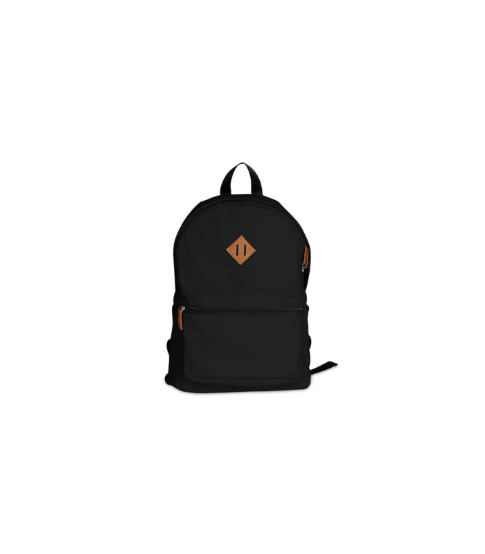 LEMGO - Giftology Canvas Backpack - Black/Tan