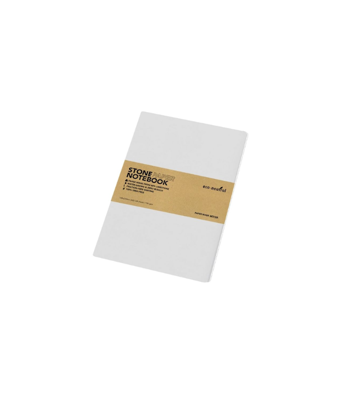 NEYA - eco-neutral Stone Paper Tree-Free Notebook - White