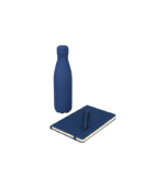 LAUTA - Giftology Set of Stainless Bottle, Notebook and Pen - Blue - Image 3