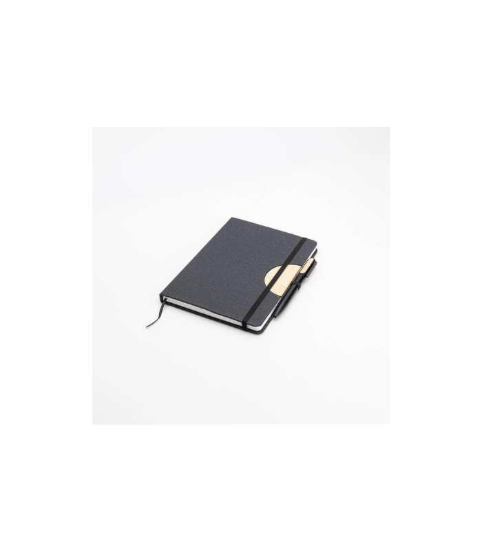 BUNDE - Set of A5 Notebook and Pen with Bamboo Element