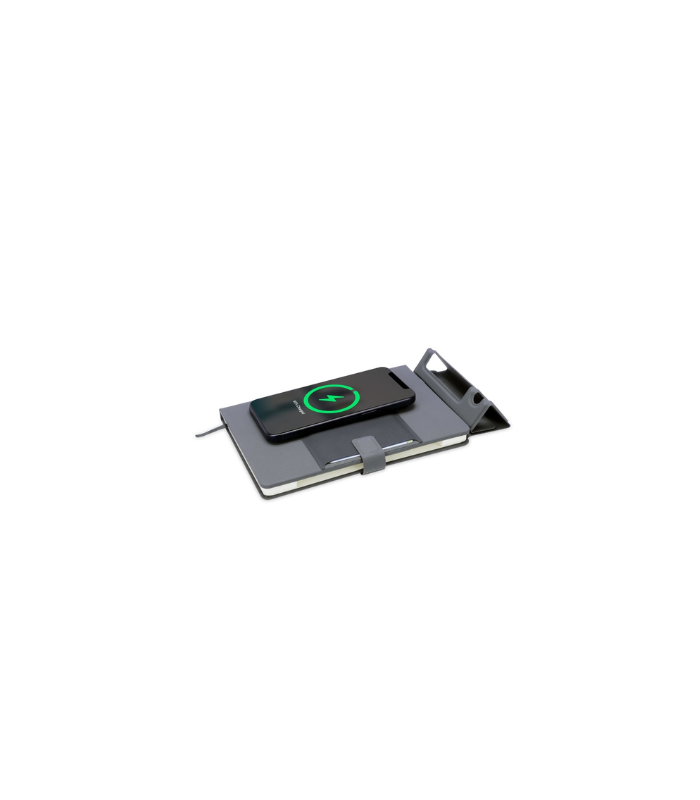 KAMEZ - Santhome 15W Wireless Deluxe Notebook with Phone Stand