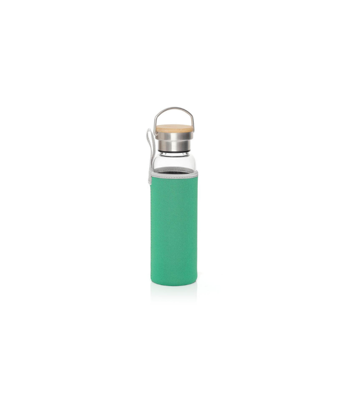 FLOHA-Hans-Larsen-Borosilicate-Glass-Bottle-with-Neo-Sleeve-Green