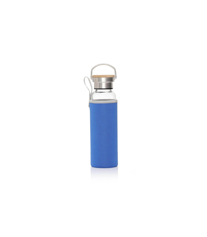 FLOHA-Hans-Larsen-Borosilicate-Glass-Bottle-with-Neo-Sleeve-Royal-Blue.