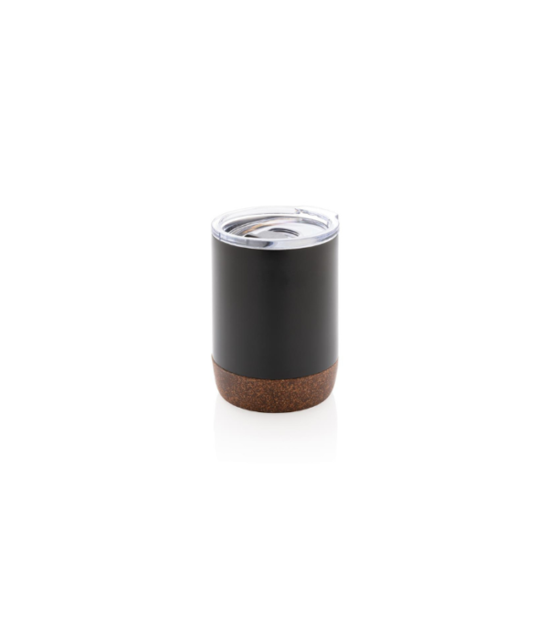 GOUDA - Hans Larsen Vacuum Mug With Cork Base - Black