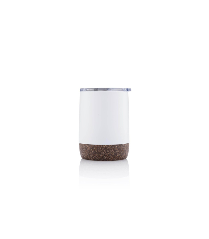 GOUDA-Hans-Larsen-Vacuum-Mug-With-Cork-Base-White