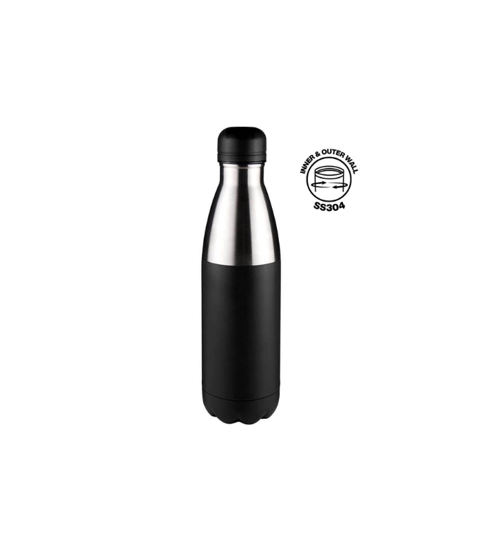 HOPA-Hans-Larsen-Double-Wall-Stainless-Steel-Water-Bottle-Black