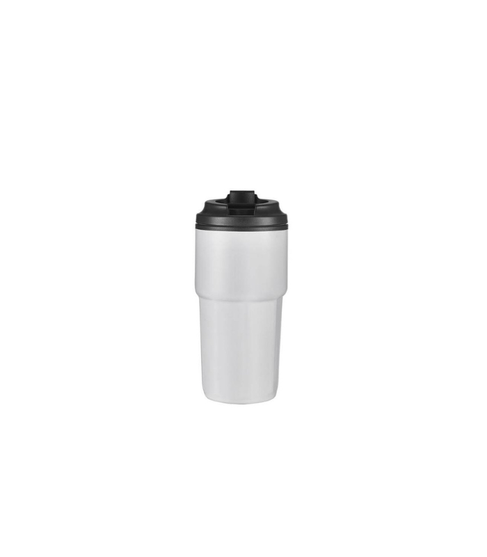 KAVALA - Giftology Steel PP Double Wall Travel Mug 500ml - White KAVALA-Giftology-Steel-PP-Double-Wall-Travel-Mug-500ml-White