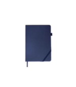 FAROE - Santhome A5 PU Hard Cover Notebook with Pen Loop - Navy Blue