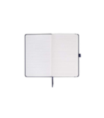 FAROE - Santhome A5 PU Hard Cover Notebook with Pen Loop - Navy Blue - Image 5