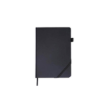 FAROE - Santhome A5 PU Hard Cover Notebook with Pen Loop - Black