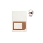 ADANA - Santhome Recycled Canvas A5 Hard Cover Notebook with PU Pocket - Beige