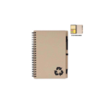 SION- eco-neutral B6 Notepad & Pen Set with Sticky Note - Black